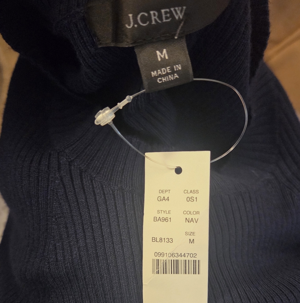 J. Crew Classic Blue Long Sleeve Dress - Picture 7 of 7